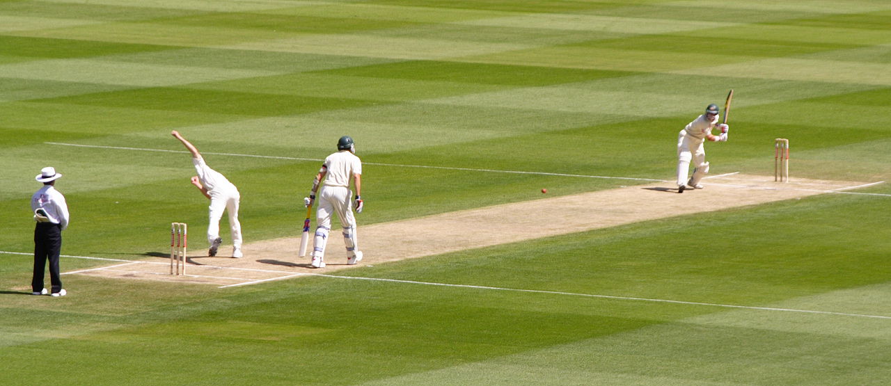 Into the bowling crease